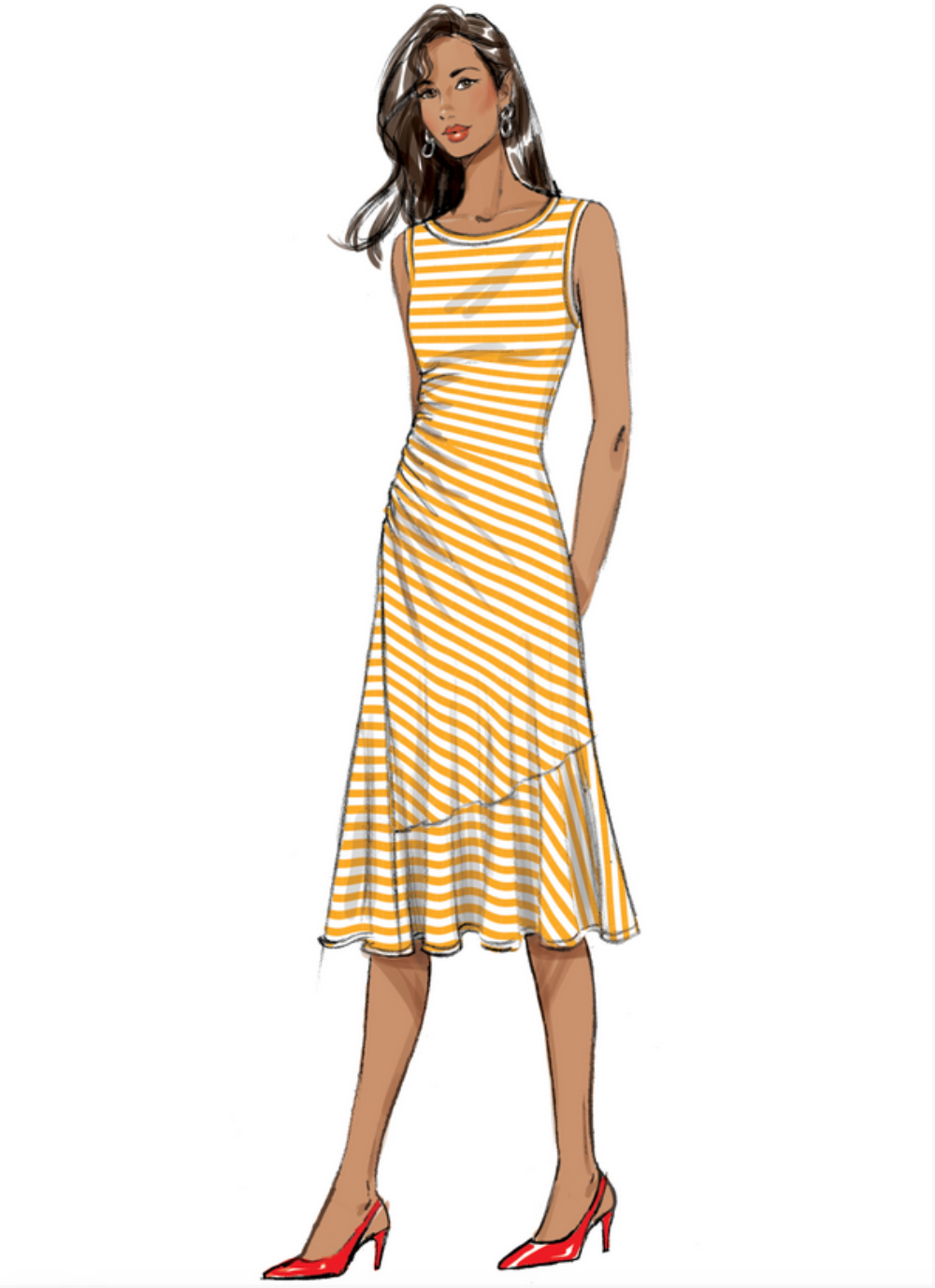 Butterick 6680 - Flared Hem Dress