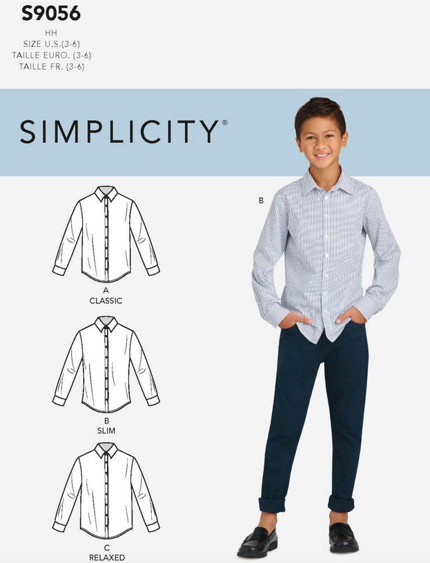 Simplicity Boys' 9056 - Boys Shirts