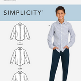 Simplicity Boys' 9056 - Boys Shirts