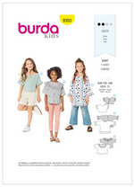 Burda Kids 9303 - Girl's Tops