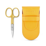 SEAMS Nail Scissors in Leather Pouch