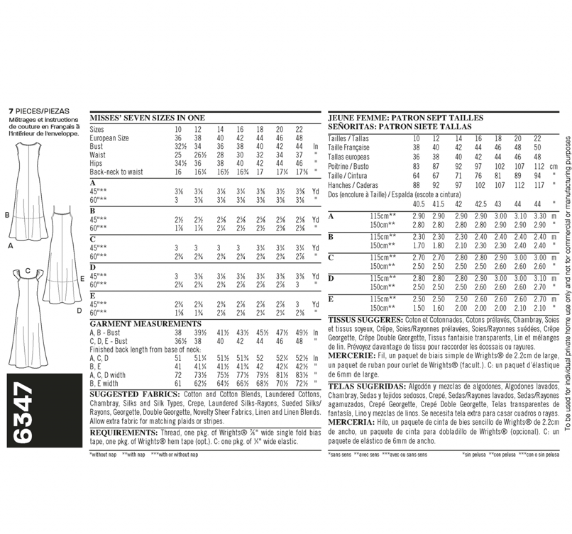 New Look Women's 6347 - Dresses