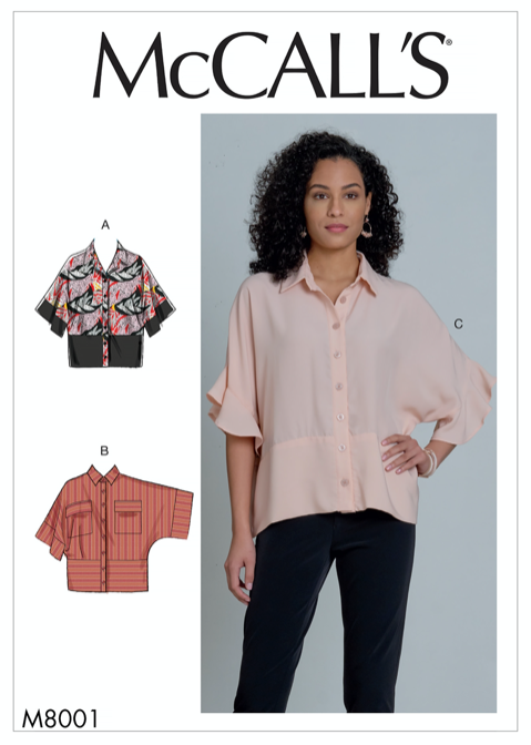 McCall's 8001 - Buttoned Shirt