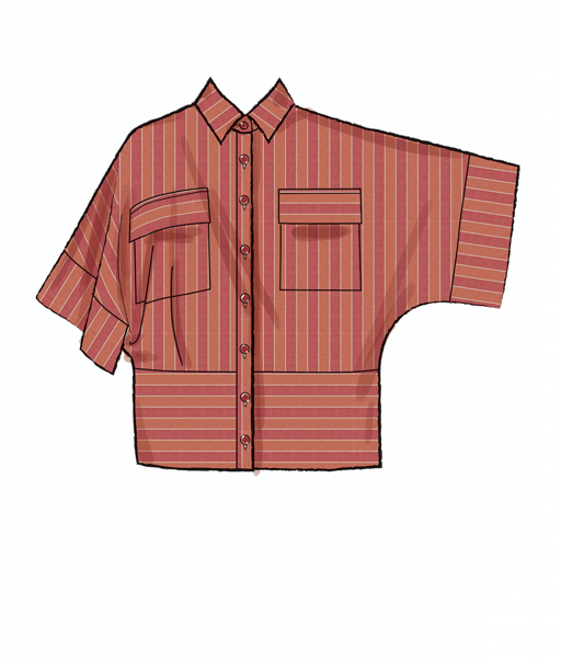 McCall's 8001 - Buttoned Shirt