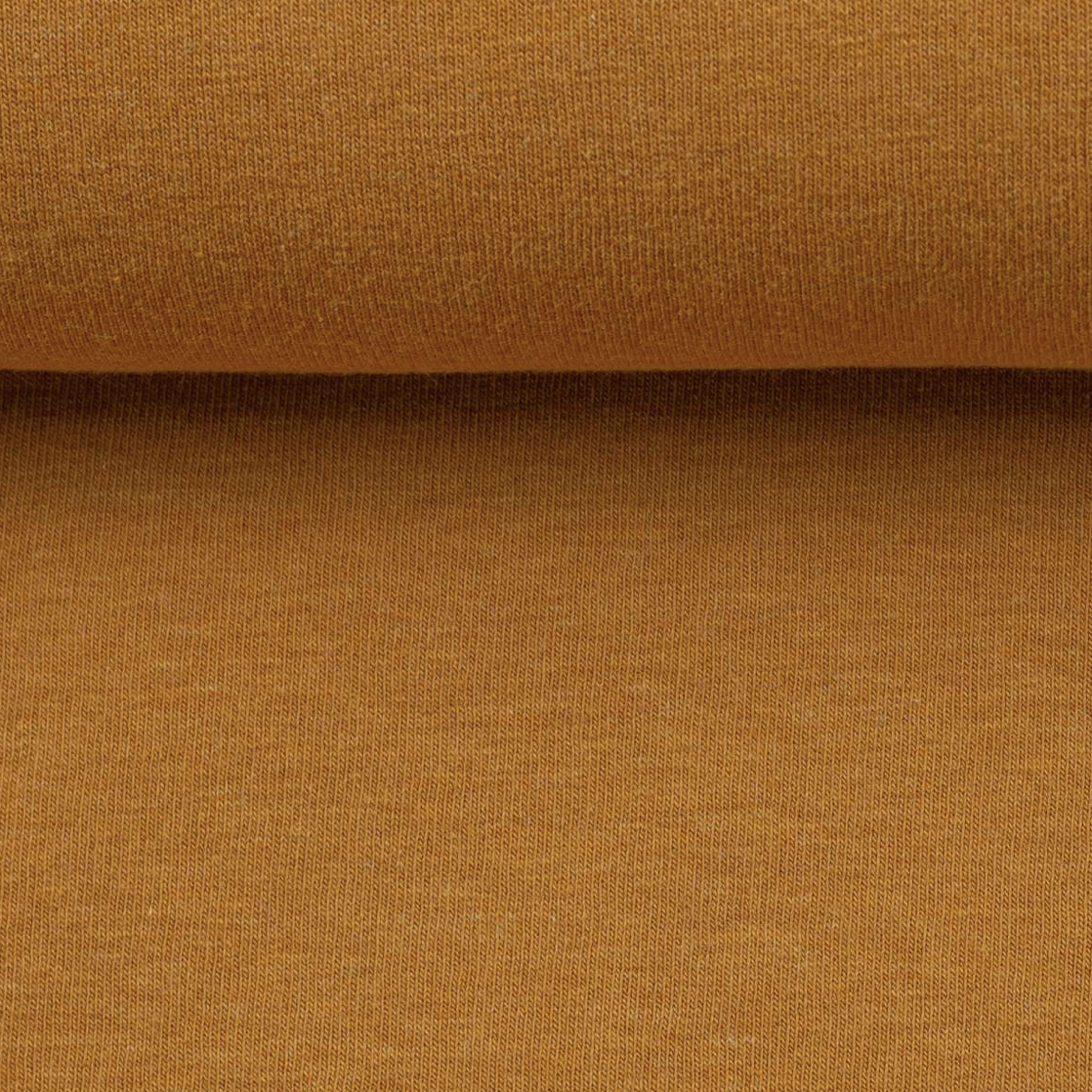 Melange Cotton Jersey - Ochre