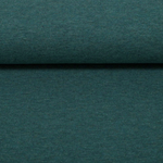 dark green melange cotton jersey stretch fabric