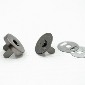 Magnetic Bag Clasp 18mm - Gunmetal