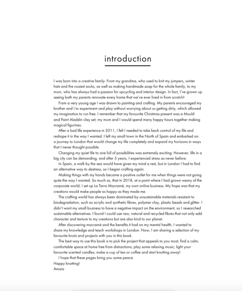 Modern Macrame Style