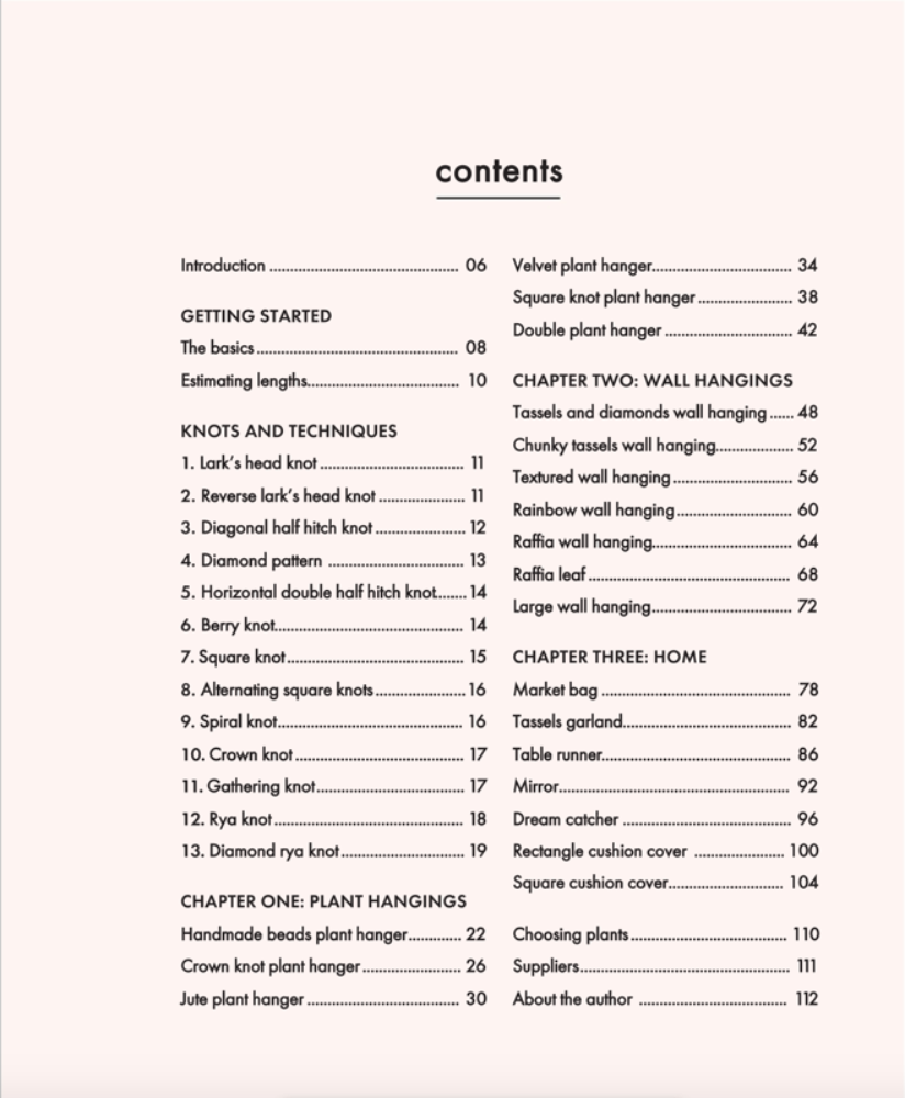 Modern Macrame Style