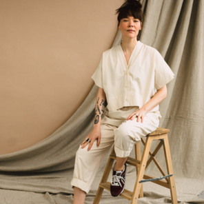 Birgitta Helmersson - Zero Waste Cropped Shirt - Size One - PDF Pattern