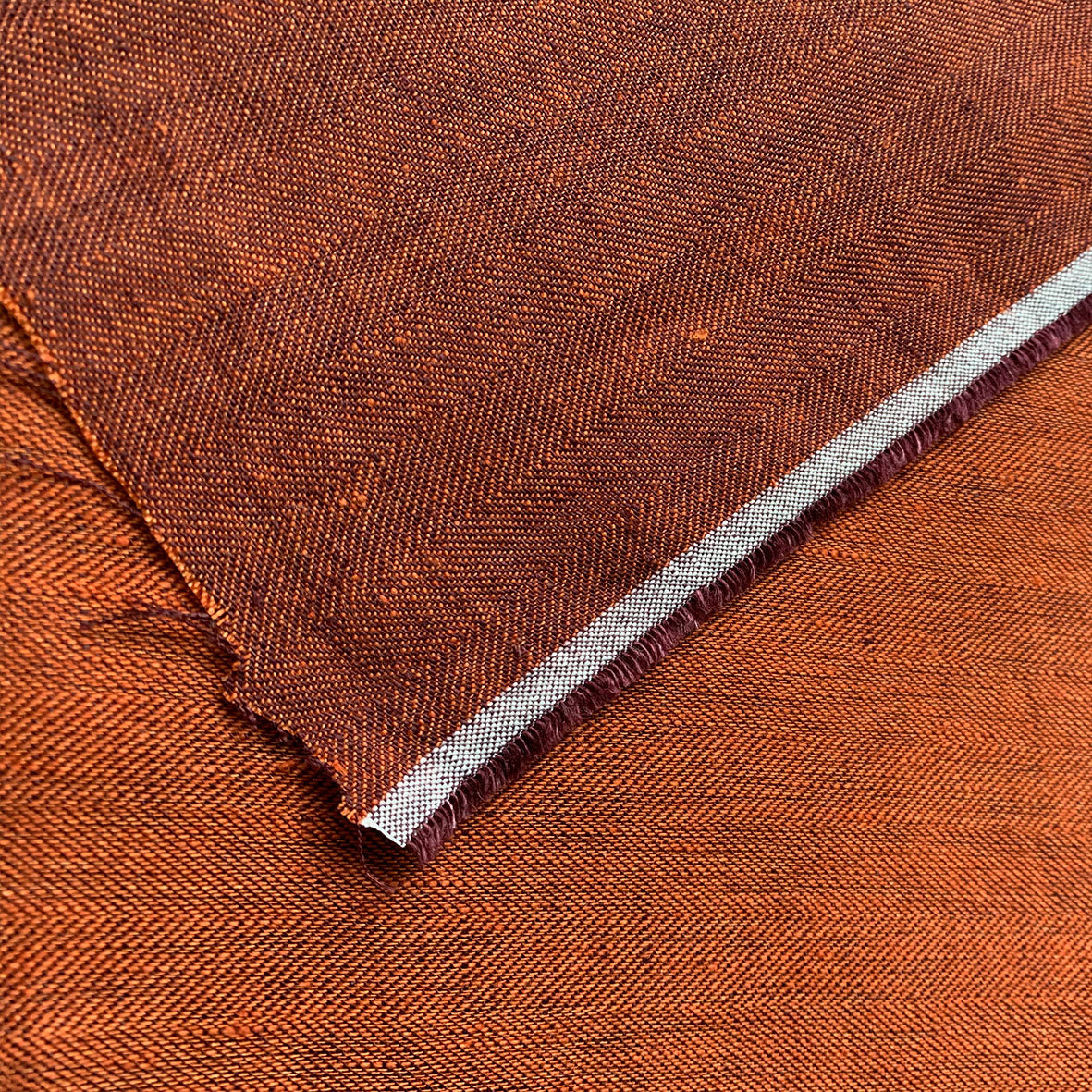 European Herringbone Linen - Snape