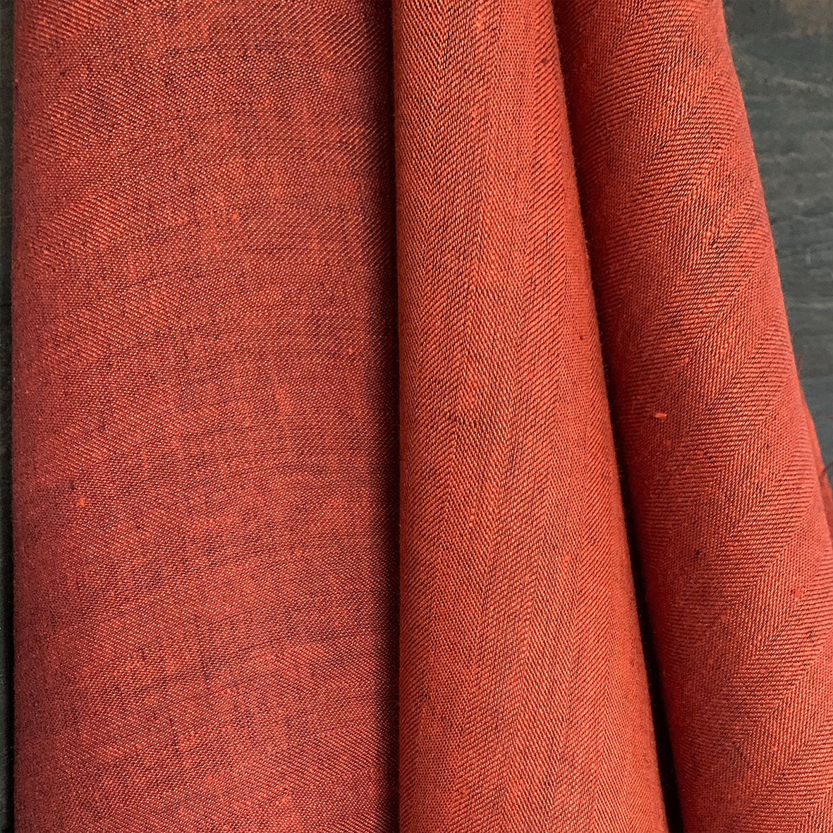 European Herringbone Linen - Snape