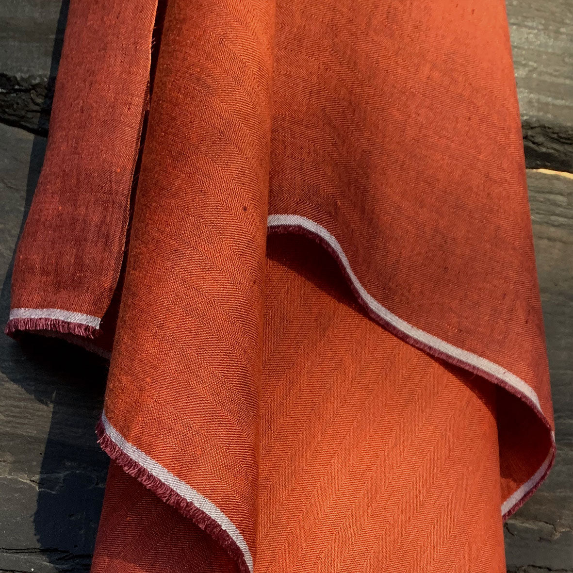 European Herringbone Linen - Snape