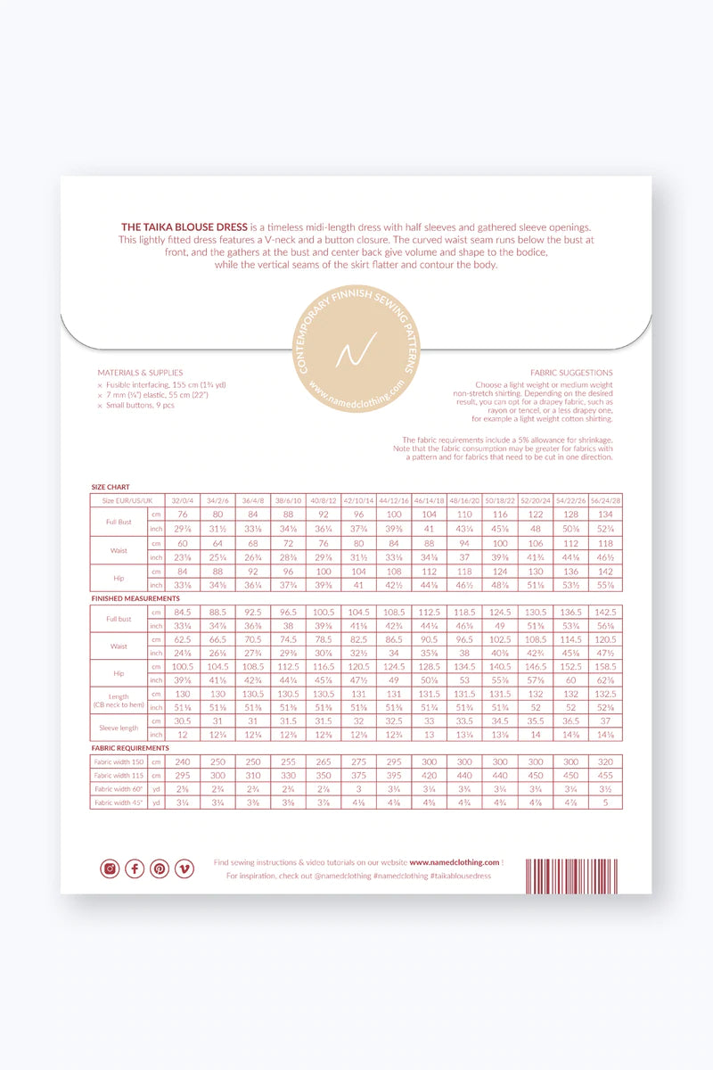 Named Clothing - Taika Blouse Dress