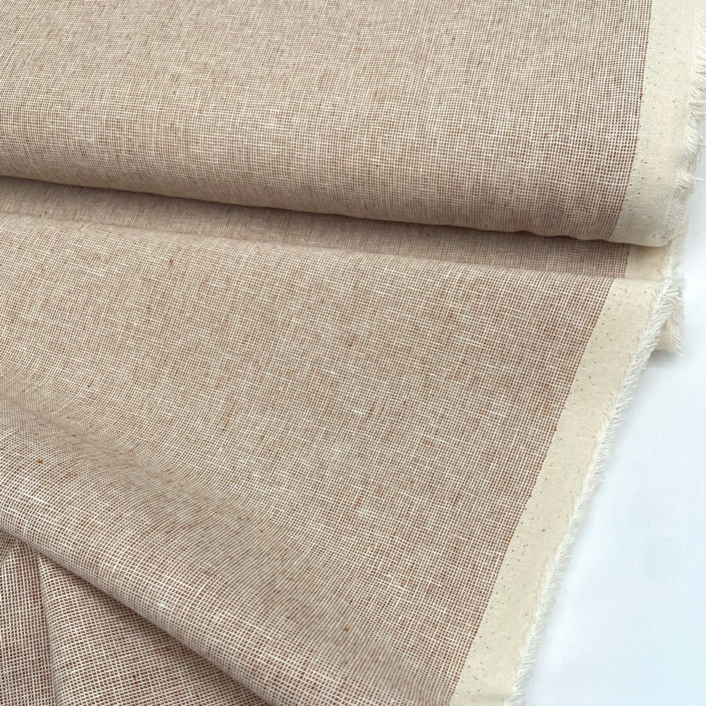 Essex Linen Mix Homespun - Taupe