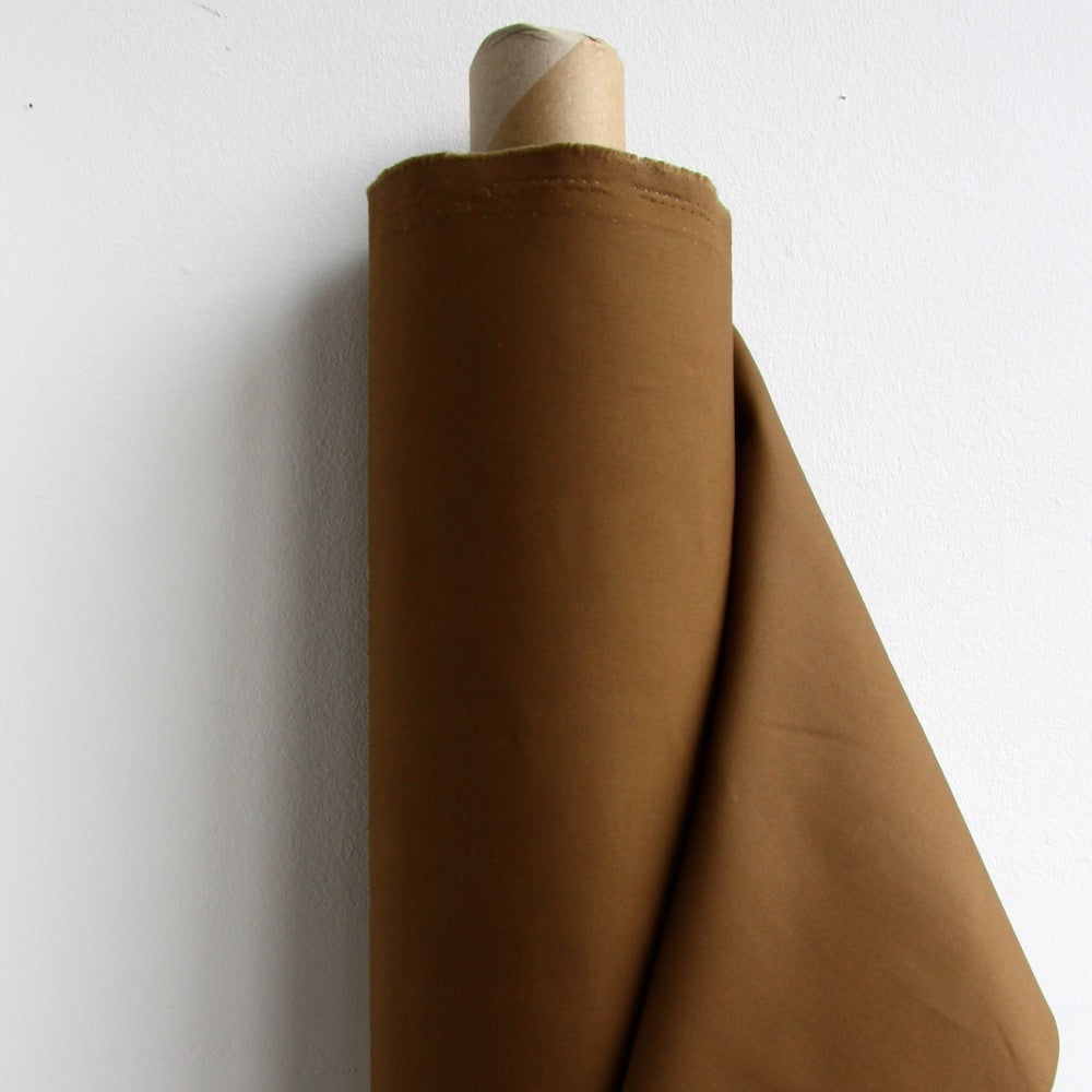 Oil Cloth - 8oz Dry Wax Cotton - Tobacco