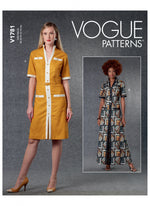 Vogue Patterns - Shirt Dresses with Belt - 1781