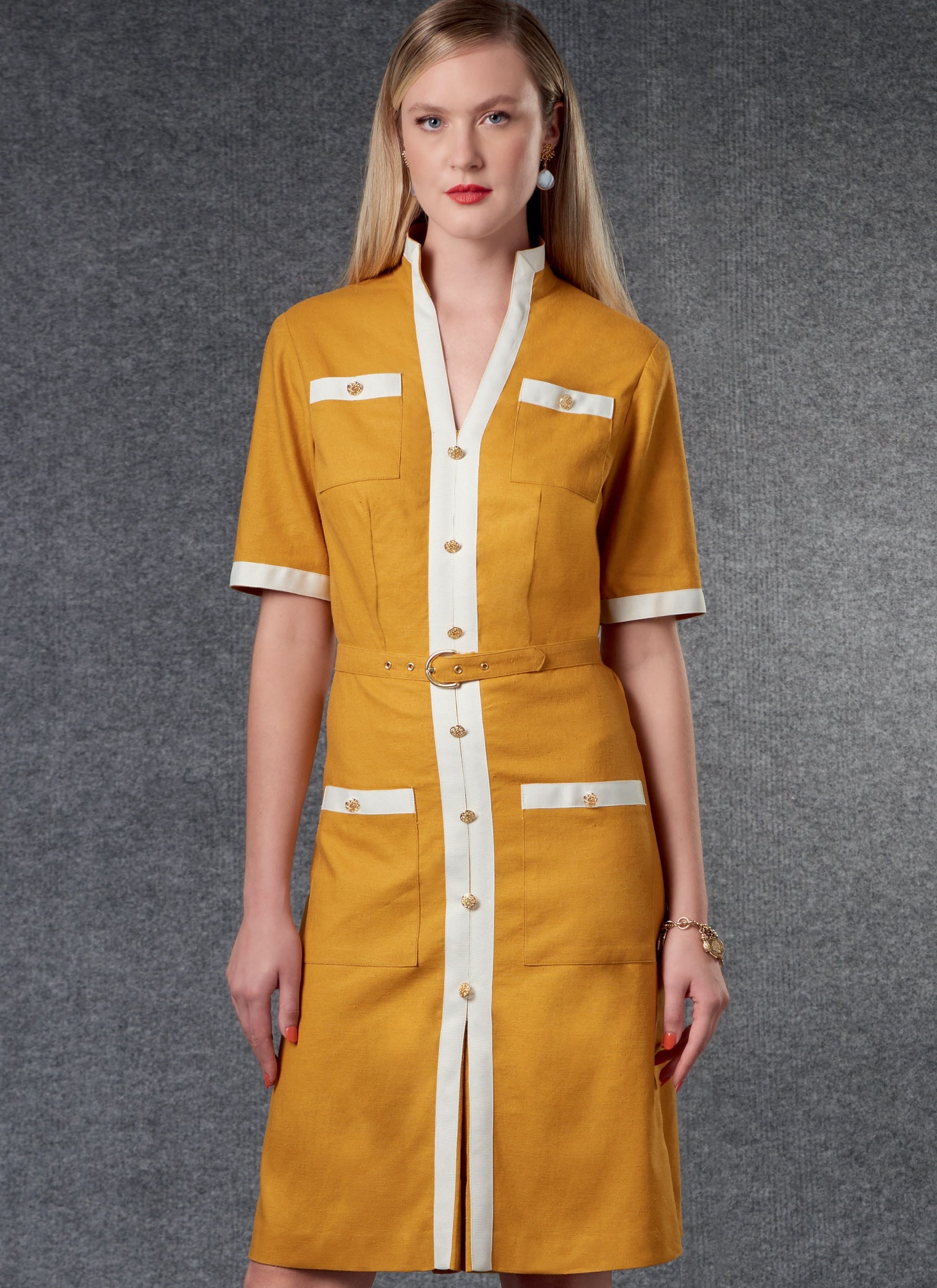 Vogue Patterns Shirt Dresses with Belt 1781 – Ray Stitch