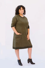 Victory Patterns - Lola Sweater Dress - Sizes 14-30 - PDF Pattern
