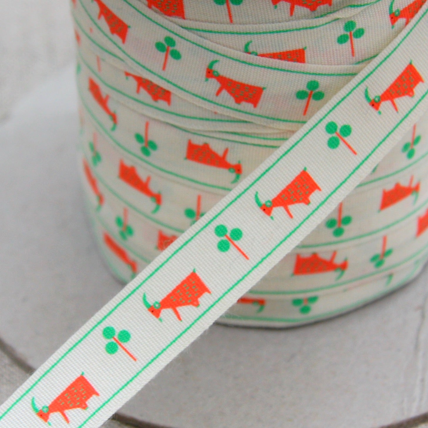 Yeon Lee's Zoo Goat Ribbon - By The Metre