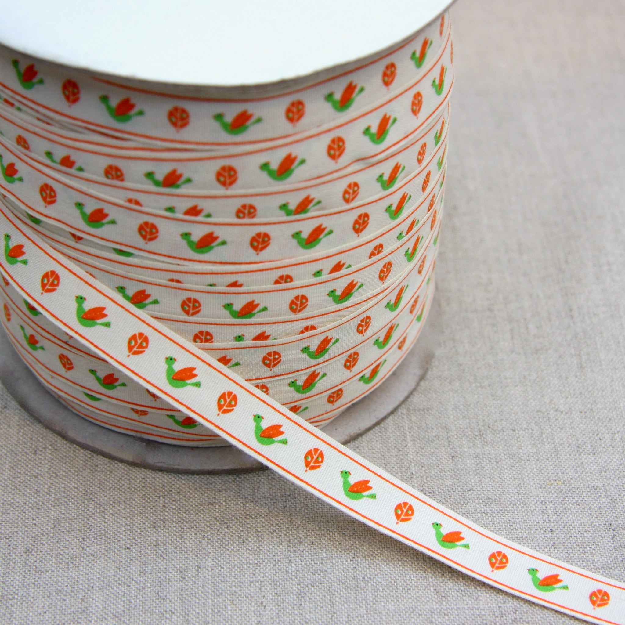 Yeon Lee's Zoo Dove Ribbon - By The Metre