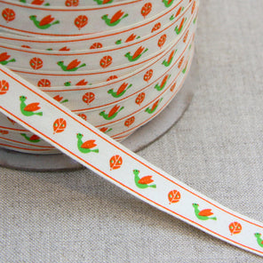 Yeon Lee's Zoo Dove Ribbon - By The Metre