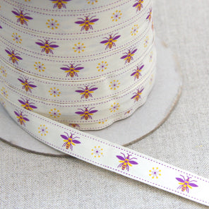 Yeon Lee's Zoo Bee Ribbon - By The Metre