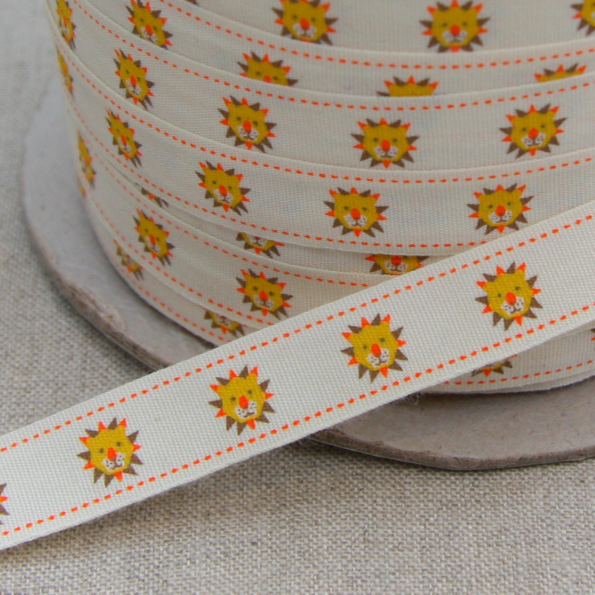 Yeon Lee's Zoo Lion Ribbon - By The Metre