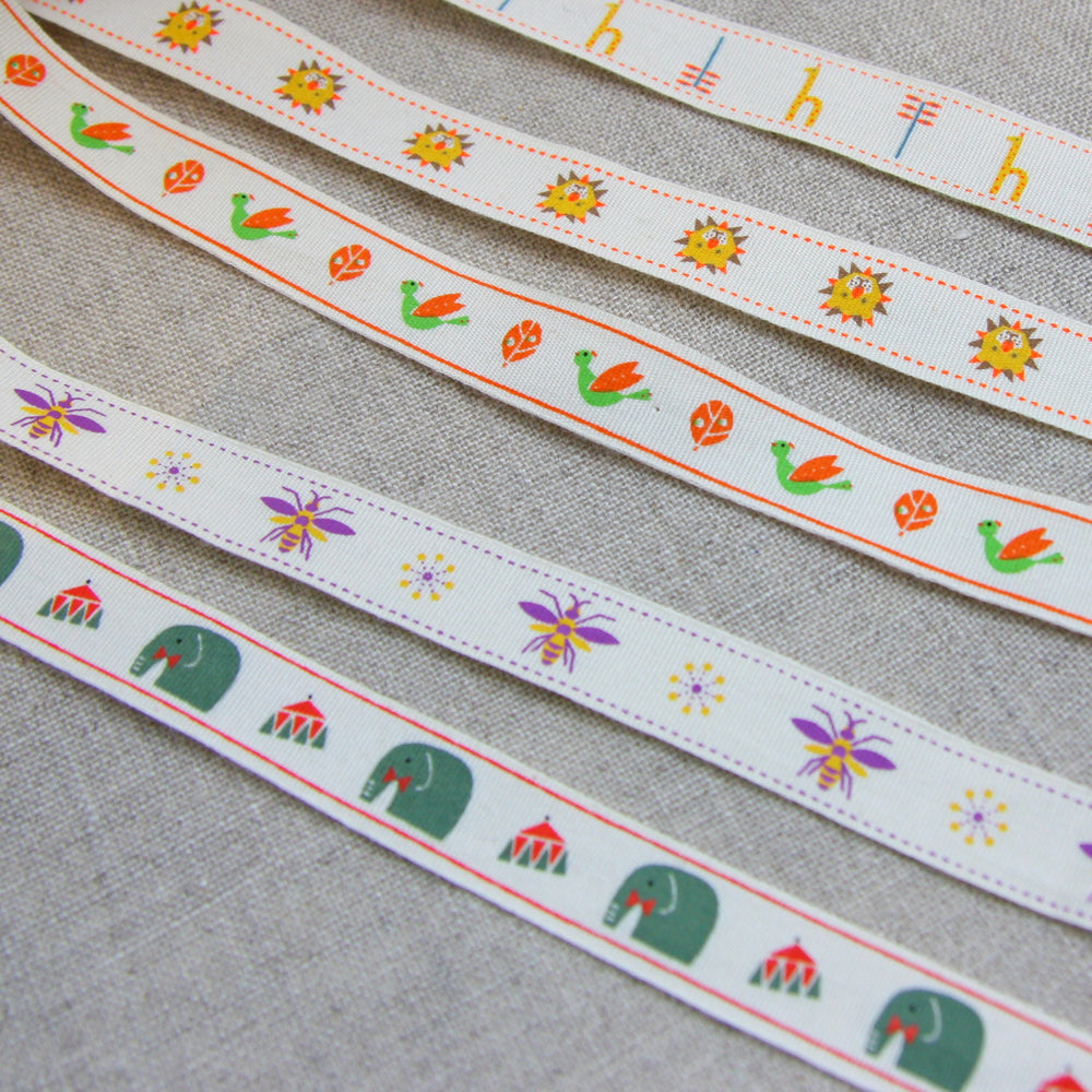 Yeon Lee's Zoo Dove Ribbon - By The Metre