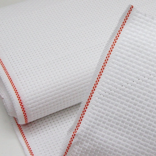 Cotton Aida Fabric - 6 Count White