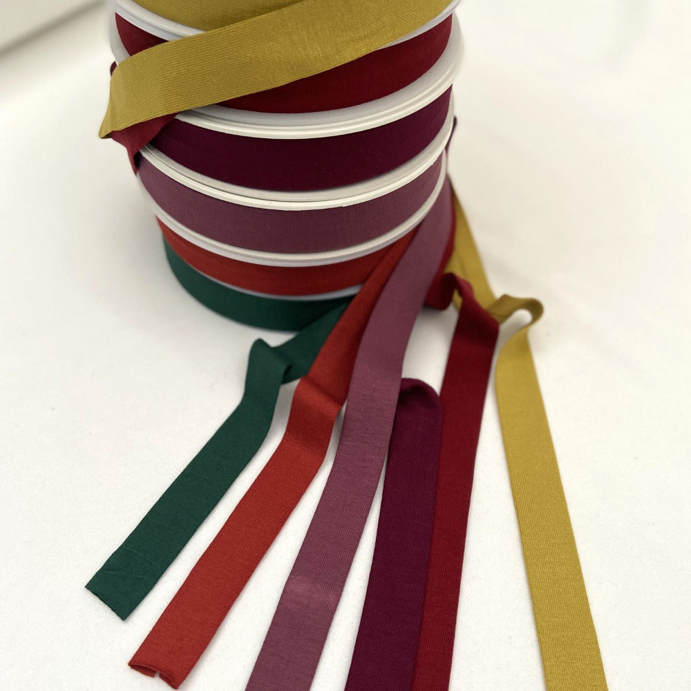 Viscose Jersey Binding 20mm - Mauve