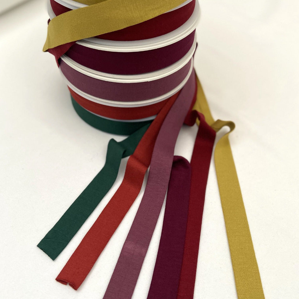 Viscose Jersey Binding 20mm - Rust