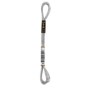 Metallic Embroidery Thread - Silver