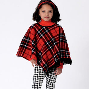 Butterick Children 6373 - Girl's Cape & Poncho