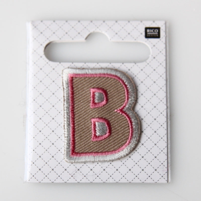 Iron-On Alphabet Patch - B