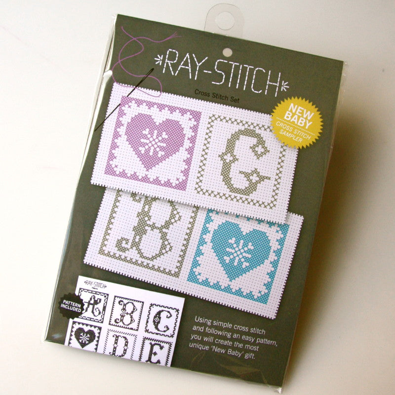 Ray Stitch 'New Baby' Cross Stitch Sampler Kit
