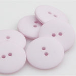 Satin Polyester Buttons - Pale Pink