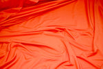 orange bamboo stretch jersey fabric