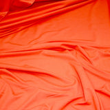 orange bamboo stretch jersey fabric