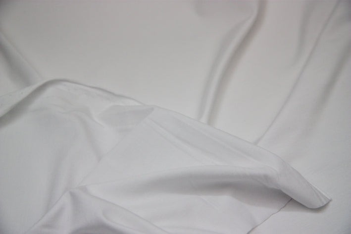 white bamboo stretch jersey fabric