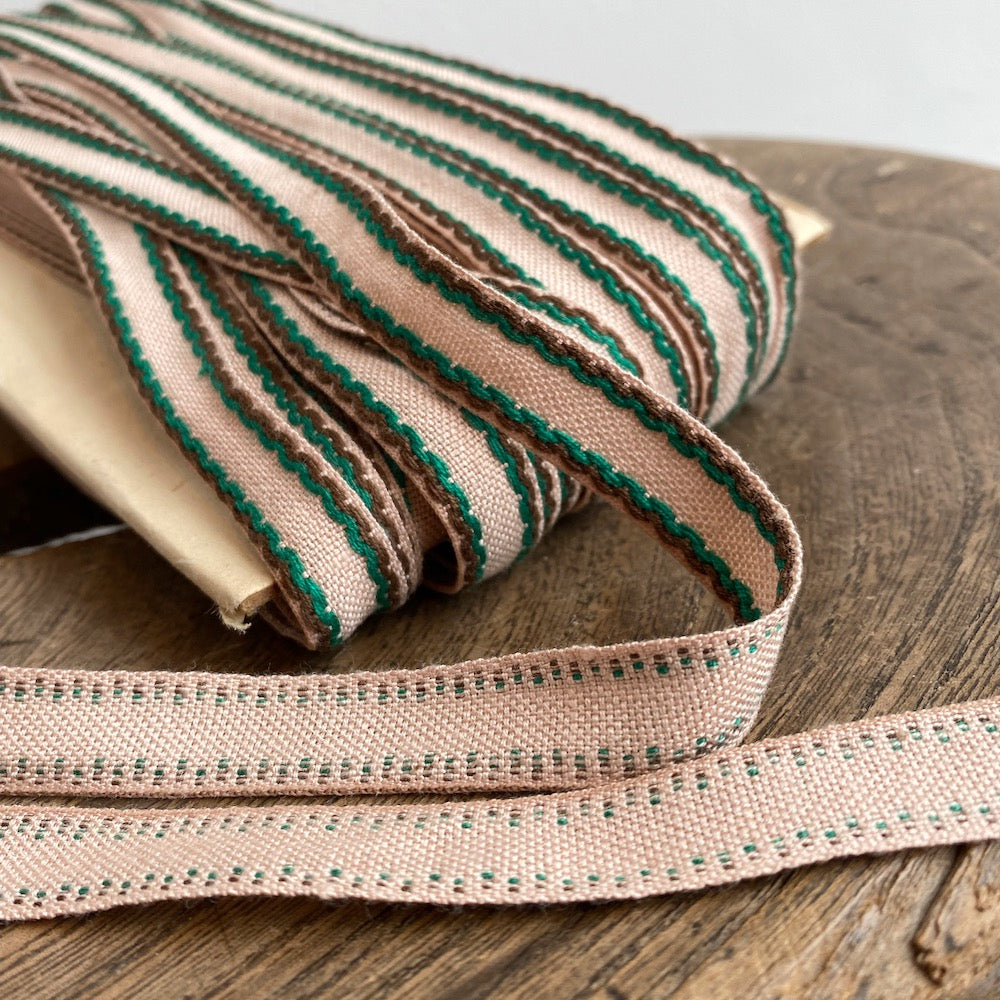 Vintage Stitched Trim - Ecru