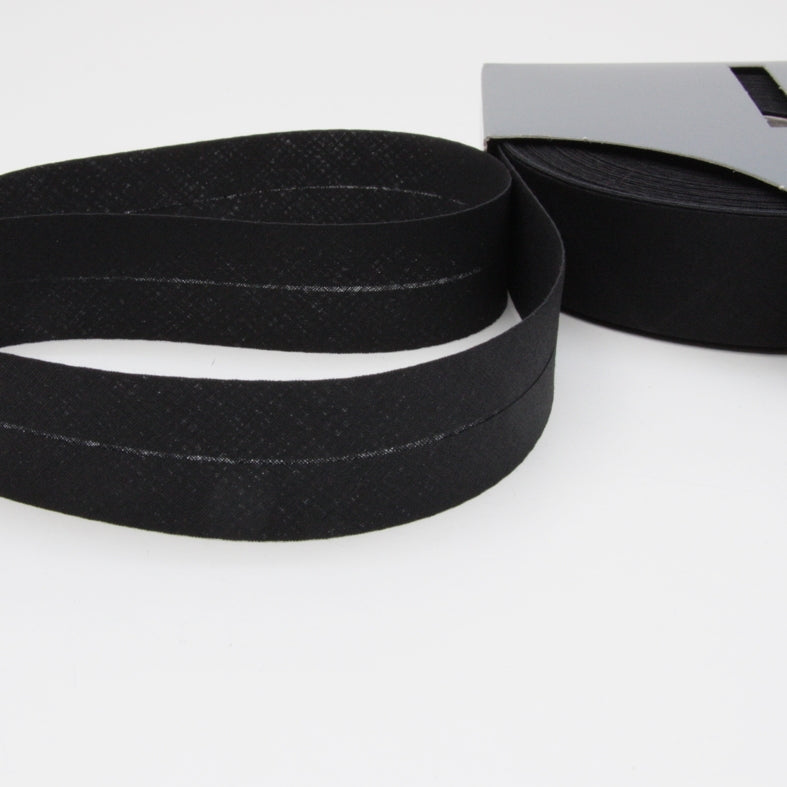 Prym Cotton Bias Binding 30mm - 400 Black