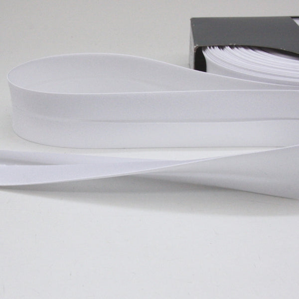 Prym Satin Bias Binding 30mm - 310 White