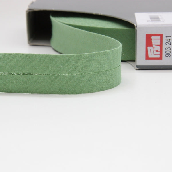 Prym Cotton Bias Binding 20mm - 241 Apple Green