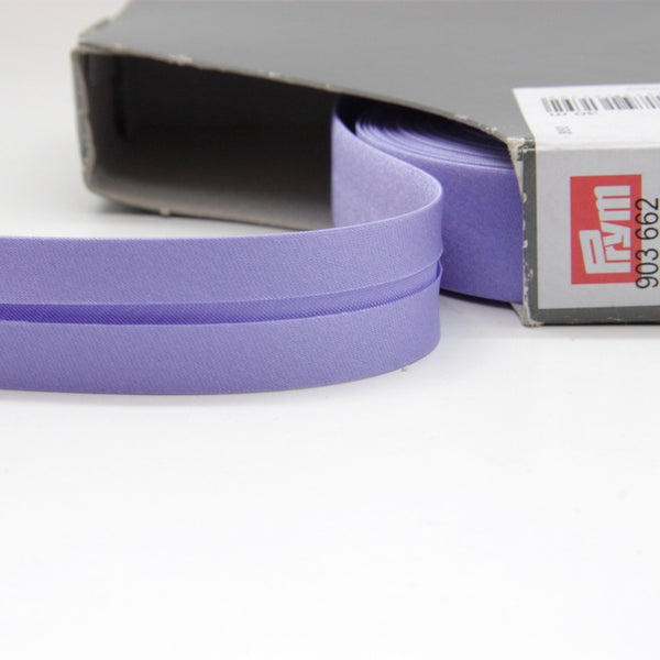 Prym Satin Bias Binding 20mm - 662 Lavender