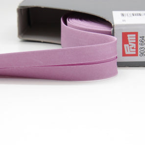 Prym Satin Bias Binding 20mm - 664 Orchid Lilac