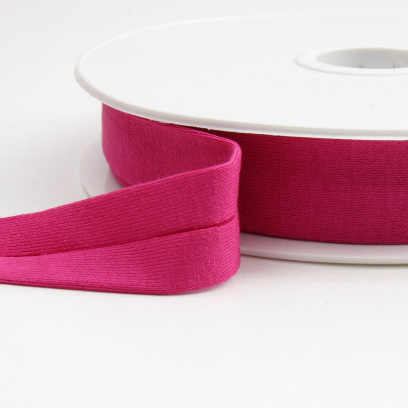 Viscose Jersey Binding 20mm - Magenta