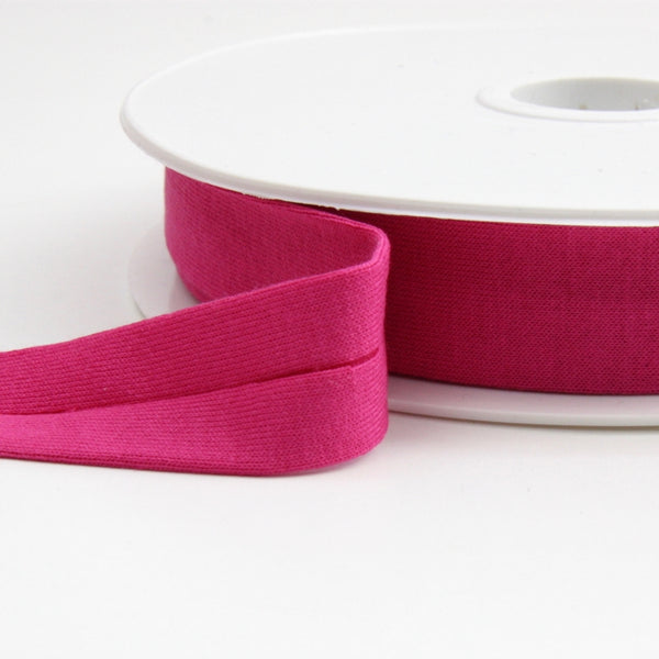 Viscose Jersey Binding 20mm - Magenta