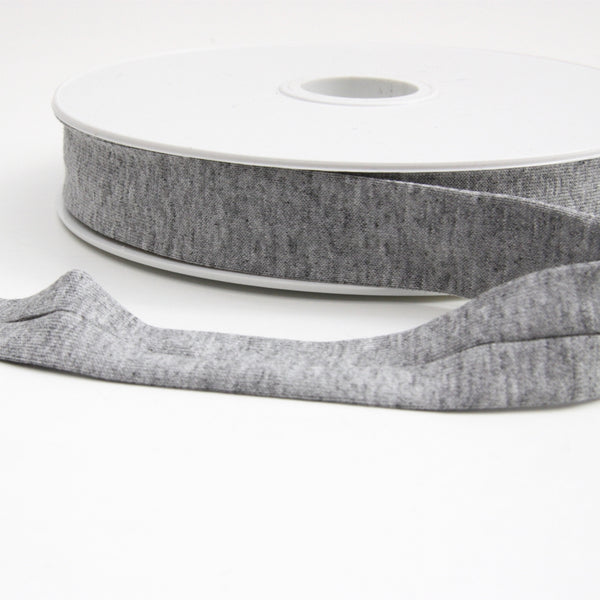 Viscose Jersey Binding 20mm - Grey Marl
