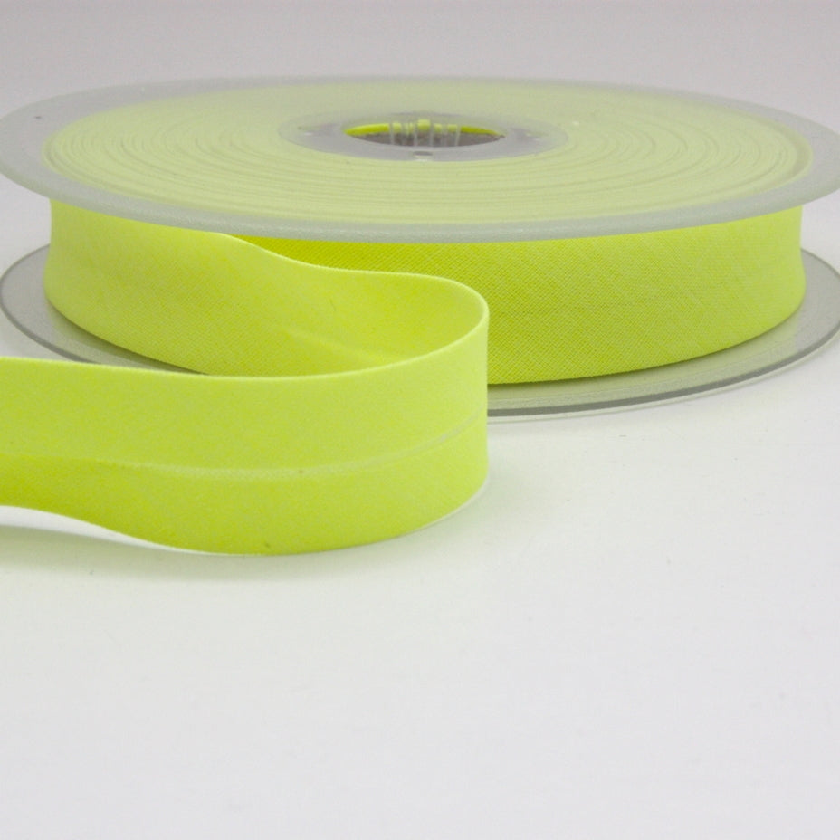 Fluoro Bias Binding 20mm - Neon Yellow